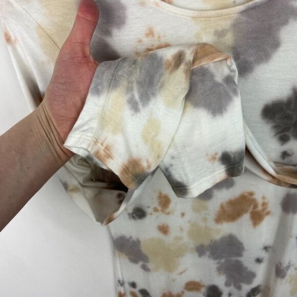 NEW Nordstrom BP Tie Dye Midi Dress Long Sleeves Knit Size XXS 2020 Boho Hippie - Picture 9 of 16